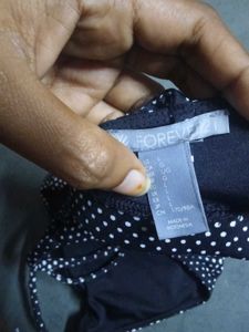 Forever 21 Black &amp; White Padded Sports Bra