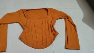 RUST CROP TOP (SPECIALLY FOR WARM SKIN TONE)