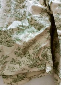 Vintage Print Cropped Jacket