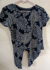 Paisley Print Top