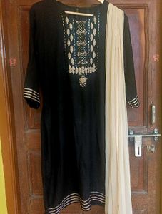 Black Kurta Set