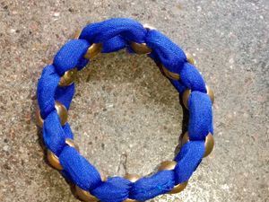 Blue &amp; Gold Bracelet