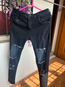 Pull&amp;Bear Black Denim Jeans