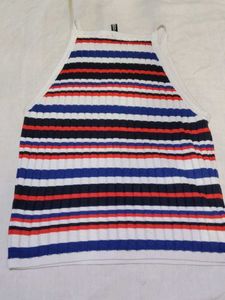 Striped Ribbed Tank Top