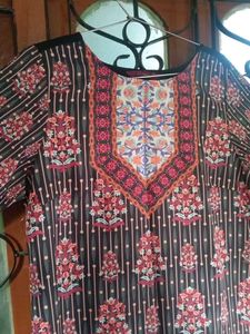 Black Floral Print Dress
