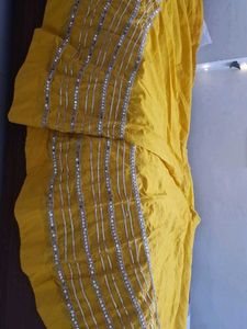 Yellow Ethnic Skirt