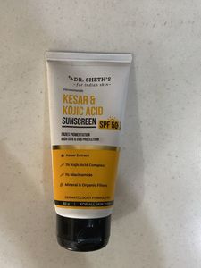 Dr. Sheth's Kesar & Kojic Acid Sunscreen