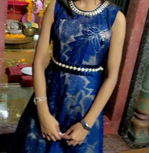 Navy Blue Gown