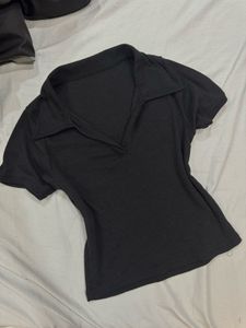 Black Zara top dupe