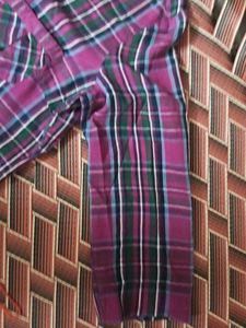 Plaid Long Sleeve Top