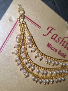 Bahubali Brass Copper Ear Chains