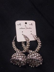 Sparkling Hoop Earrings