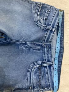 White Blue Vero Moda Top &amp; Slim Fit Denim Combo