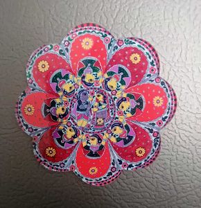 Hand Painted Madhubani Fridge Magnet