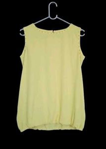 Yellow Sleeveless Top