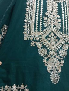 Emerald Green Embroidered Salwar Kameez