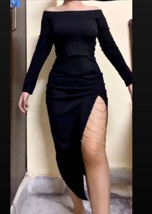 Rhindtone Dress In Black🖤