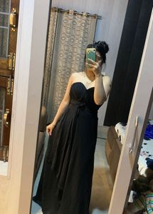 Elegant Black Maxi Dress🎀🖤🦋