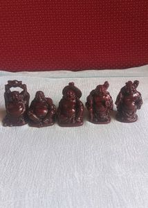 5 Laughing Buddha Statue