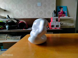 White Ceramic Ganesh Idol