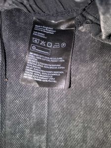 Acid Wash Black Jeans