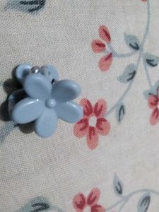 Flower Hair Clips - Set of 4 small mini cute