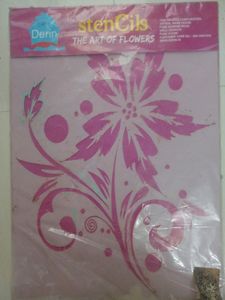 Flower Art Stencils