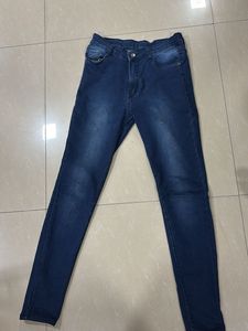 Dark Blue Denim Jeans