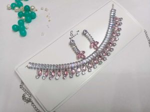 American Diamond Necklace Set