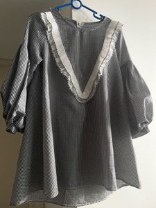 Black &amp; White Checkered Dress