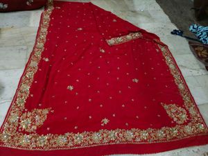 Zardozi Saree Need Dry Clean Only
