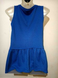 🎊Buy 1, Get 1 Free🎁Blue Sleeveless Top 32"-34"