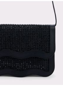 Iykyk Black Embellished Sling Bag