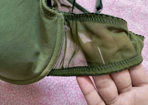 Olive Green Bra