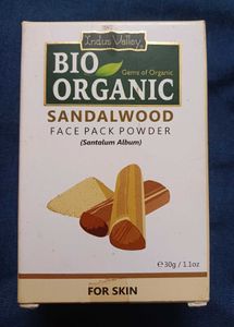 Indus Valley Bio Organic Sandalwood Face Pack