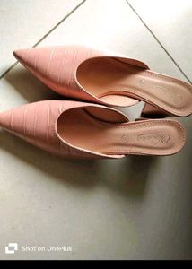Elegant Pink Mules