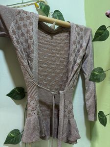 Sparkly Knit Cardigan