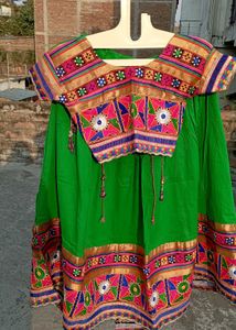 Rajasthani Embroidery Lehenga Choli For Girls