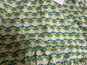Green Patterned Crop Top
