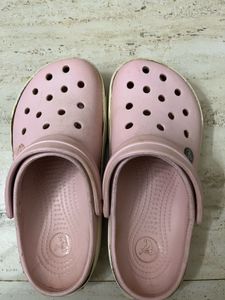 Pink Crocs