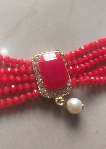 Beaded Choker Necklace Set