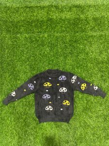 Mushroom Print Sweater