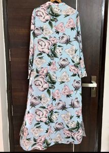 Floral Maxi Shirt Dress