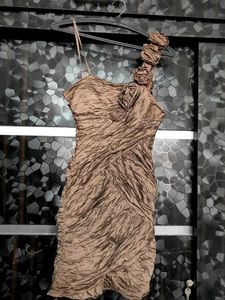 Elegant Brown Party Dress