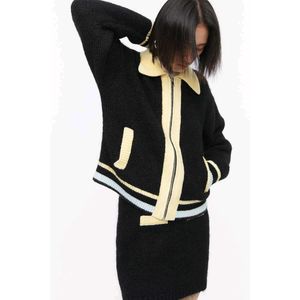 H&amp;M varsity zip-up cardigan