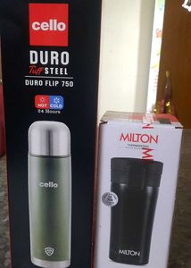 Cello Duro & Milton Thermosteel Bottles