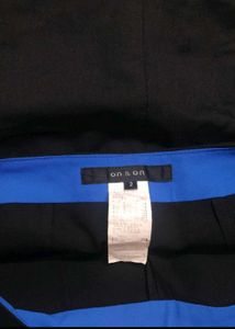 Black Slit Skort