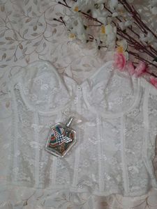 Lace Bustier Top