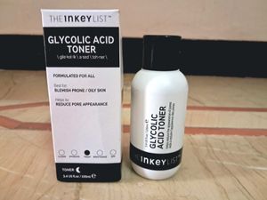 Glycolic Acid Toner The INKEY List Reduce pore