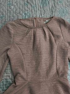 Peplum Long Sleeve Top